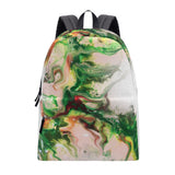 Green Goo All Over Print Cotton Backpack