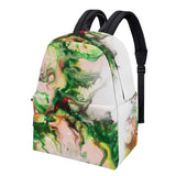 Green Goo All Over Print Cotton Backpack