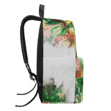 Green Goo All Over Print Cotton Backpack