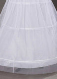 Ivory Wedding Petticoats Taffeta A Line 1 Layer 3 Hoop Bridal Petticoats