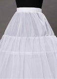 Ivory Wedding Petticoats Taffeta A Line 1 Layer 3 Hoop Bridal Petticoats