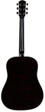 Fender Squier Dreadnought Acoustic Guitar - Natural Bundle with Gig Bag, Tuner, Strings, Strap, Picks, Fender Play Online Lessons, and Austin Bazaar Instructional DVD