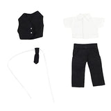 Yiju 1: 12 Ob11 Doll Clothes and Accessories , Black