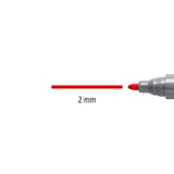 Staedtler Lumocolor Flipchart Markers Water-based Dry-safe Bullet Tip 2mm Assorted Ref 356 WP6