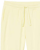 Amazon Essentials Women's Relaxed Fit French Terry Fleece Jogger Sweatpant, Light Yellow, X-Large