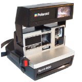 Polaroid Spirit 600 Vintage Instant Camera w/ Silver/Gray Front
