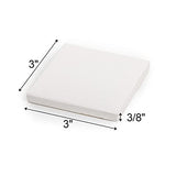 Tosnail 36 Pieces 3" x 3" Mini Canvas Panels Mini Stretched Canvas Small Canvas Boards Square Canvas for Painting, Craft