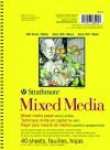 Strathmore 300 Series Acid-Free Medium-Weight Mixed Media Pad44; 5.5 x 8.5 in.