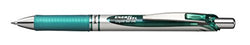 Pentel EnerGel RTX Retractable Liquid Gel Pen Metal Tip, 12 Pack, 0.7mm, Medium Line, Turquoise