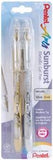 Bulk Buy: Pentel Sunburst Metallic Gel Pen 2/Pkg Gold/Silver SBMP (6-Pack)