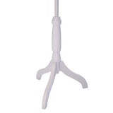 Sandinrayli Female Mannequin Torso Dress Form Clothing Display with Tripod Stand (White)