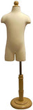 Childs Dress Form 3-4 Year Old Pinnable Kids Dress Form Infant Mannequin with Round Wooden Base and Neck Top #11C4T