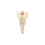 ZDLZDG BJD Doll Girl 1/6 27.5cm Ball Jointed Body Doll with Makeup and Resin Transparent Wings, High-end Humanoid Decoration