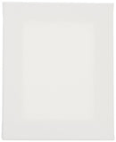 TARA Stretched Back Stapled Cotton Canvas, 8 x 10 Inches, White, Pack of 3