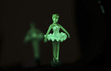 Trousselier - Ballerina - Photoluminescent Musical Cube Box - Glow in The Dark - Dark Pink