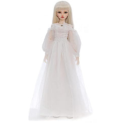 Olaffi BJD Dolls 1/4 DBS Doll 14 Inch 16 Ball Joint Doll DIY Toy Gift Rotatable Joints Lifelike Pose with Soft Wig Nice Dress Shoes Beautiful Makeup Gift for Christmas Constellation Pisces