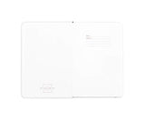 Minimalism Art | Premium Edition Notebook Journal, Medium A5 5.8"x8.3", Dotted, Hard Cover, White, 234 Numbered Pages, Gusseted Pocket, Ribbon Bookmark, Ink-Proof Paper 120gsm | San Francisco