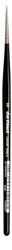 da Vinci Watercolor Series 36 Paint Brush, Round Russian Red Sable with Black Handle, Size 4/0
