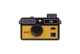 Kodak i60 Reusable 35mm Film Camera - Retro Style, Focus Free, Built in Flash, Press and Pop-up Flash (Yellow)