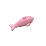 10pcs Artificial Animal Accessories Clay Pink Dolphin Packs Miniature Figurine Mini Decorative for Ornament Craft DIY Dollhouse