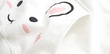 Cosplay Ladies Anime Bunny Emo Rabbit Hoodie Ears Costume Raccoon Teddy Panda Emo Bear T Shirt Top Shirt (Bunny Ears Hoodie)