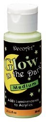 Bulk Buy: Deco Art Glow In The Dark Medium 2 Ounce DS50 (6-Pack)