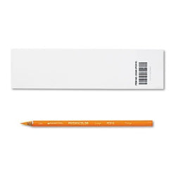 Premier Colored Pencil, Orange Lead/Barrel, Dozen