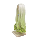 Doll Wigs Heat Resistant Wire Long Deep Curly White Green Color Hair Wig for 1/3 BJD/SD Dolls