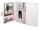 Barbie Signature @BarbieStyle Fully Poseable Fashion Doll (11.5-in Brunette, Curvy) with 2 Tops, Skirt, Pants, Coat, Jacket, 2 Pairs of Shoes & Accessories, Gift for Collector