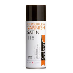 Cobra Solvent-Free Water Mixable Oil Colour Spray Varnish Satin 400ml