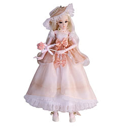 ICY Fortune Days 1/4 18 Inch Scale Daily Queen Series Ball Jointed Doll, Including Fullset Gorgeous Clothes, Beautiful Makeup, Shoes and Hairware (Jila)