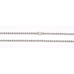 Jewelry Designer Slimpack Silver Metal Chain-18" Ball Chain