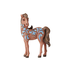 Enesco Jim Shore Heartwood Creek Pony Miniature Figurine, 4 inch, Multicolor