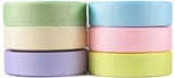 Hipgirl 30 Yards 3/8" Grosgrain Fabric Ribbon Set For Gift Package Wrapping, Hair Bow Clip