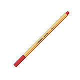 Stabilo Point 88 Fineliner Pen, 0.4 mm - Red Ink