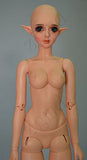 Zgmd 1/3 BJD Doll Ball Jointed Doll Big Female Doll with Free eyes Tan Color With Face Make Up