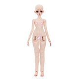 ZDD BJD Doll 1/3 Ball Joints SD Dolls, DIY Toys Cosplay Fashion Dolls with Clothes Shoes Wig Hair Makeup Movable Joint Fashion Doll Best Gift for Girls,B