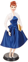 Barbie Tribute Collection Lucille Ball Doll, Wearing Blue Dress & Lace Jacket, with Doll Stand & Certificate of Authenticity, Gift for Collectors