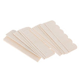 12pcs Unpainted 1/12 Dollhouse Wood Roof Tiles Frames, Miniatures Furniture DIY Making Accessories - 11x3.3cm