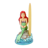 Enesco Disney Traditions by Jim Shore The Little Mermaid Ariel Sitting on Rock by Moon Figurine, 7.5 Inch, Multicolor