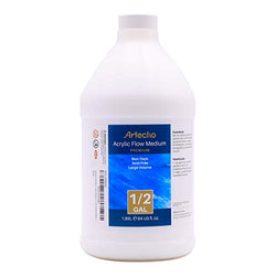 Artecho Premium Acrylic Flow Medium Half Gallon/64oz, Professional Pouring Effects Medium
