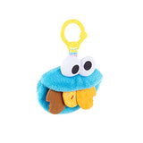 Bright Starts Sesame Street Cookie Mania Teether On-The-Go Take-Along Toy, Ages 3-12 Months