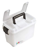 ArtBin Sidekick Carrying Portable Art & Craft Organizer with Handle [1] Plastic Storage Case Translucent, Standard, Clear