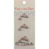 Bulk Buy: Buttons Galore (6-Pack) Fun In The Sun Buttons Dolphin FN-126