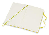 Moleskine Classic Notebook, Hard Cover, Large (5" x 8.25") Plain/Blank, Dandelion Yellow, 240 Pages