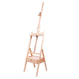 Mont Marte Signature Tilting Box Floor Easel Beech Wood, Holds Canvases up to 92cm (36.2in) in Height, Angle Adjustment, Sturdy Base, Built-in Drawers for Art Supplies, Artist Painting Easel.