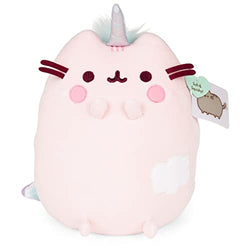 GUND Pusheen Dreamy Pusheenicorn Extra Soft Squisheen Cat Stuffed Animal Plush, Pink, 9.5”