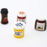 Yevison 1/6 1/12 Miniature Kitchen Food Coffee Jam Dollhouse Accessory Pretend Play Toy Adorable Quality and Practical