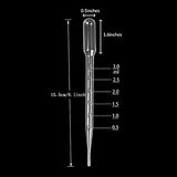 Disposable Plastic Transfer Pipettes，BEBEEPOO 200PCS 3ml Dropping Pipettes Suitable for Essential Oils & Science Laboratory Makeup Tool