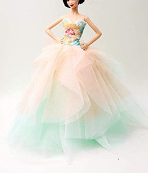 Cora Gu [Handmade Dress Fit for 12" Doll Handmade Melon Gown/ Wedding Dress Fit for 12" Fashion Doll(Dolls' not Included)